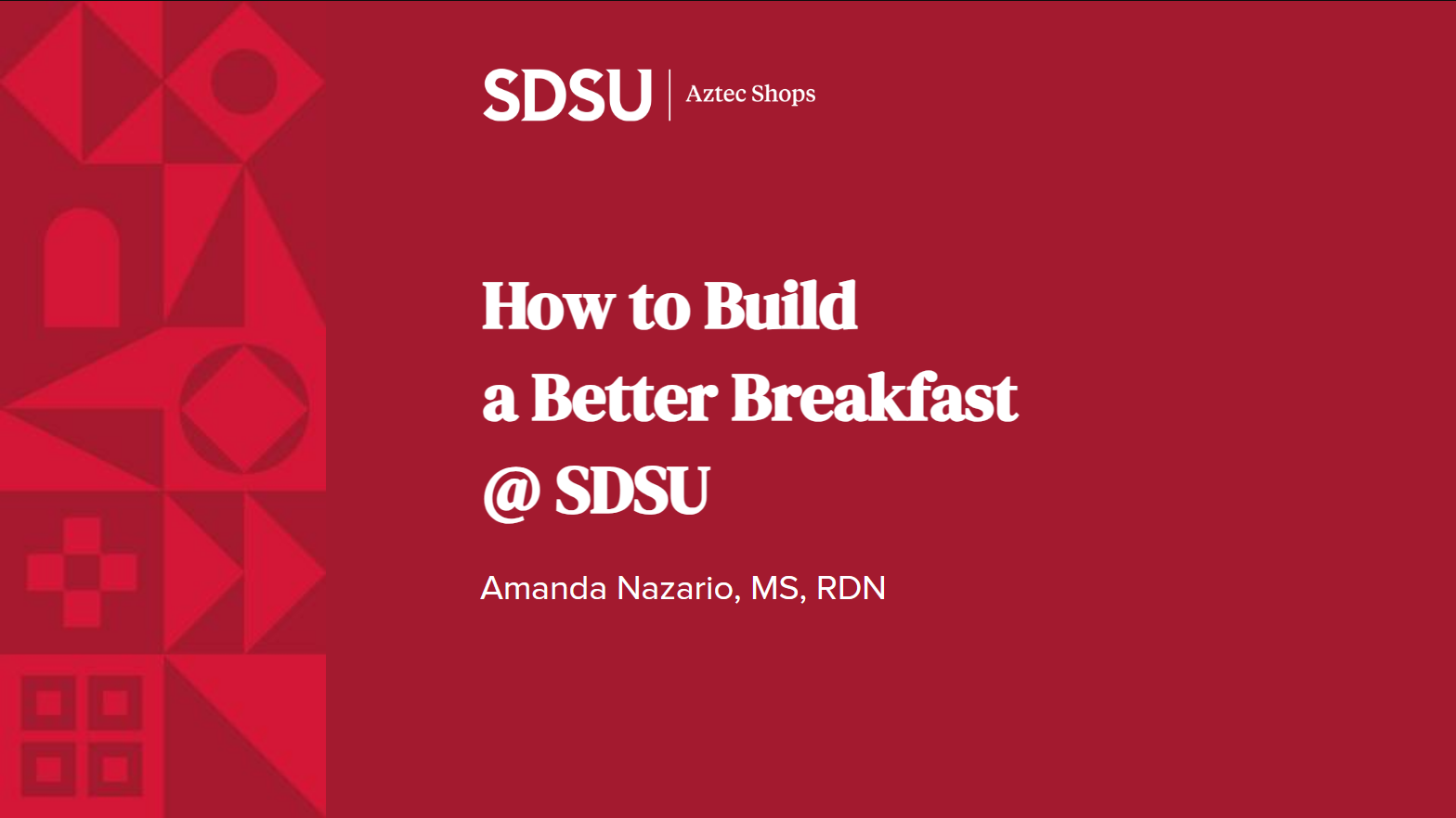 How to Build a Better Breakfast